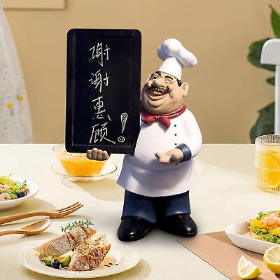 #ad #ad Chef Decor Statue Collectible Decorative Chef Figurine for Tabletop Decoration $69.27