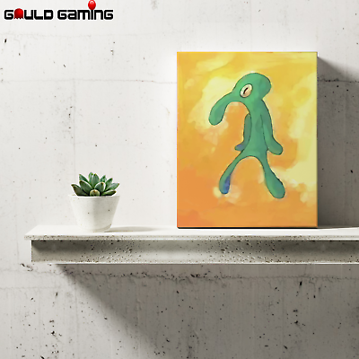 #ad Bold and Brash Canvas Painting Wall Art Prints Decor Gifts Sponge Squidward New $17.95