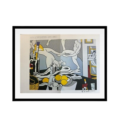 #ad Roy Lichtenstein Signed Print Roy Lichtenstein 1970 Limited EditionPop Art $76.50
