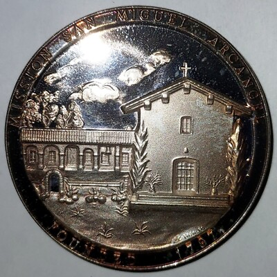 #ad #ad Awesome Toning Mission San Miguel CA Medallic Art Co 43g .999 Fine Silver Medal $179.95