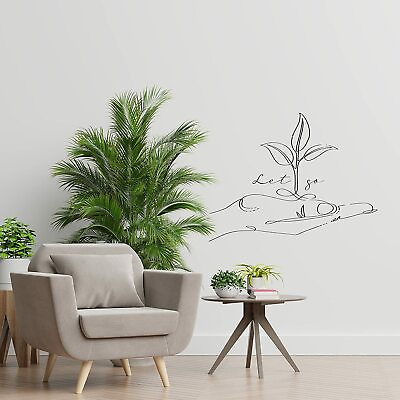 Let Go Tree Trees Plants Nature Wall Art Stickers for Kids Home Room Decals $12.50