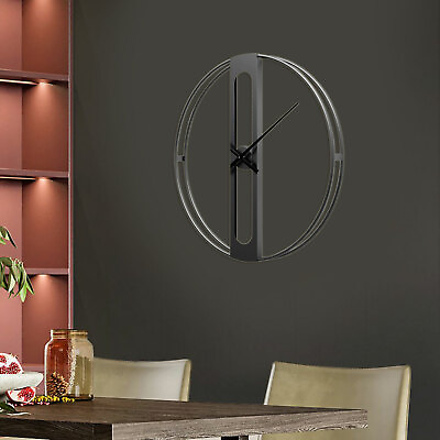 Modern Nordic style Minimalist Round Silent Design Wall Clock 70cm Wall Clock $61.86