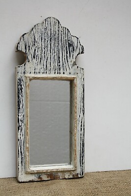 #ad wood vintage wall mirror wood moroccan mirror distressed look mirror wall mirror $45.00