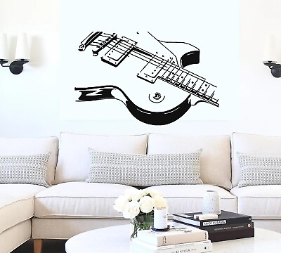 #ad #ad Guitar wall decal 20#x27;x40#x27; inch. Home decor. Wall sticker $39.00