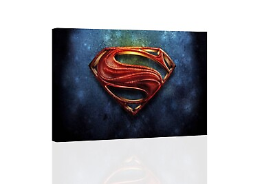 #ad #ad Superman Emblem CANVAS OR PRINT WALL ART $99.00