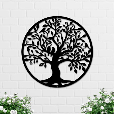 #ad Tree of Life Metal Wall Art Tree of Life Wall Decor Tree of Life Sign Gift $55.19