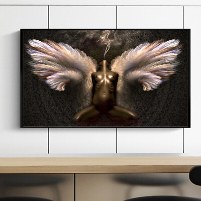 #ad Abstract Angel Girl Poster Canvas Painting Wall Art Home Decor Pictures Prints $6.29