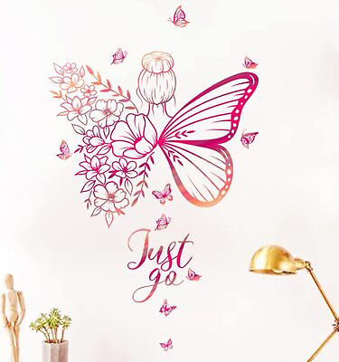 #ad #ad Butterfly Wall Stickers for Bedroom Living Room Decals for Walls Peel and Stick $20.39