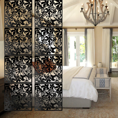 12Pack Hanging Room Divider Screen PVC Panel Partition Curtain DIY Bedroom Decor $28.49