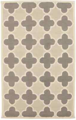#ad Foyer Size Hand Tufted Rug 5X8 Trellis Pattern Modern Home Decor Plush Carpet $240.17