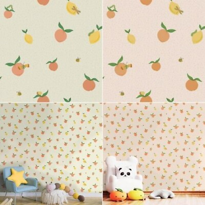 #ad Holden Tutti Fruity Wallpaper Lemons Oranges Peaches Kitchen Playroom 2 Colours $4.45