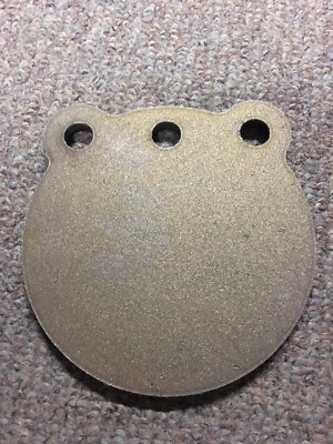#ad A36 Steel Target Gong 6quot; x 5 8quot; Three Hole Pistol Plate IDPA WITH FREE HOOKS $18.00
