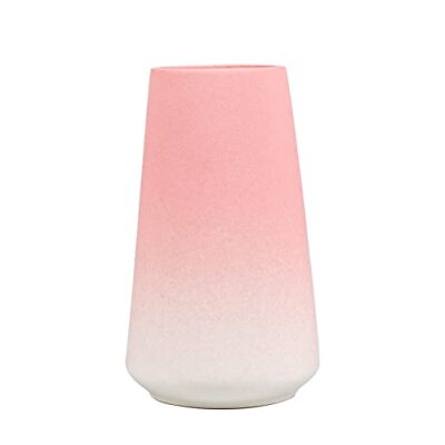 #ad Pink Vase Ceramic Flowers Vase Simple Modern for Modern Table Shelf Home Deco... $18.66