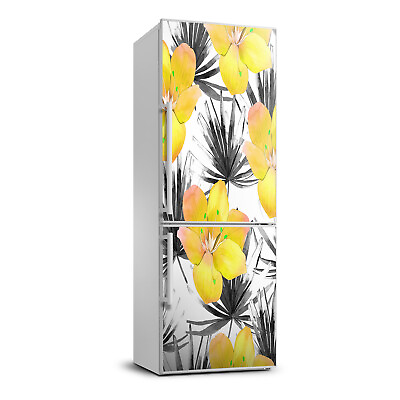 #ad 3D Refrigerator Wall Kitchen Removable Sticker Magnet Flowers Tropical flowers $85.95