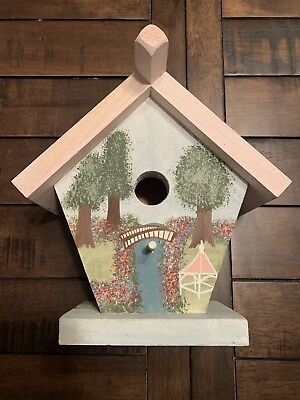 #ad Hand Painted Birdhouse $10.00