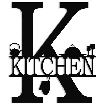#ad Kitchen Metal Sign Kitchen Wall Decor Metal Kitchen Wall Art for Home Dining ... $23.94