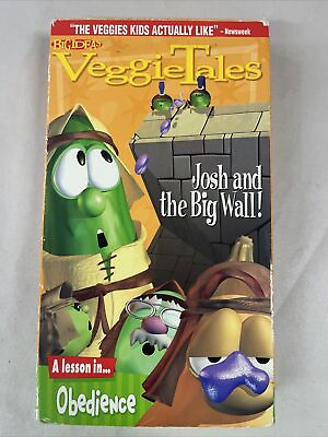 VeggieTales Josh and the Big Wall VHS 1997 $8.00