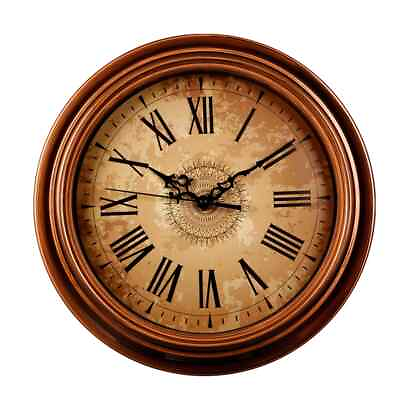 #ad 2019 Roman Digital wall clock Retro Large Antique Needle Quartz wall clock... $35.00