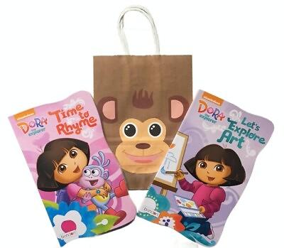#ad #ad Dora the Explorer 2 Board Books in Gift Bag Nickelodeon quot;Art and Rhymequot; NEW $7.99