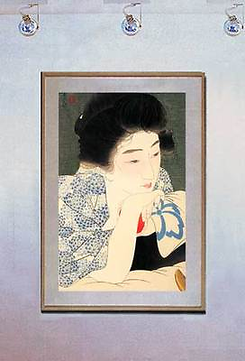#ad #ad Morning Hair 15x22 by Kotondo Japanese Print Asian Art Ltd. Edition Japan $48.99