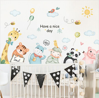 #ad Wall Decor Removable sticker for kids Animal cartoons Tiktok Ins Recommended $10.99