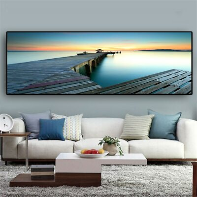 #ad Landscape Art Canvas Painting Poster and Print Wall Art Pictures for Living Room $34.99
