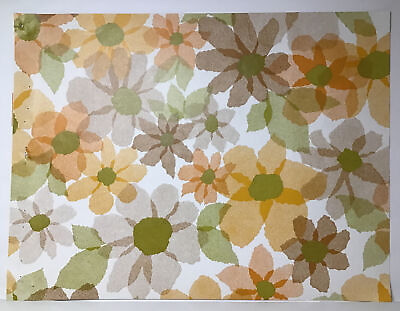 #ad Vintage Wallpaper Sample Sunvinyl By Sunworthy Pattern: Margarita No. V3691 $6.24