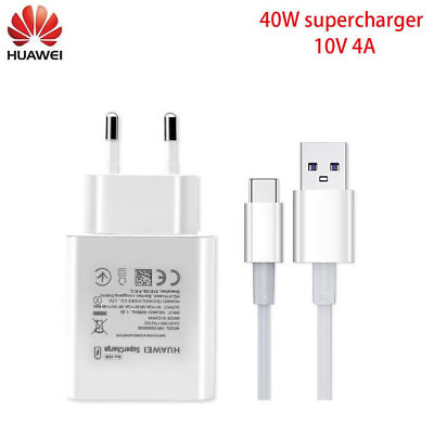 40W Type C Charger Cable Fast USB Adapter Super Wall For Huawei Mate 20 30 Pro C $4.28