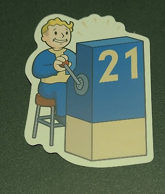 #ad Fallout Vinyl For Laptop Phone or Decal Placement 2.0quot;X2.5quot; $2.50