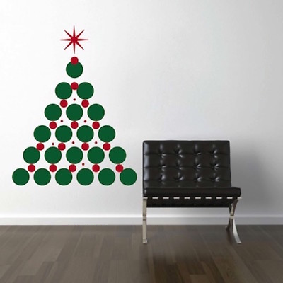 #ad Christmas Tree Wall Decals Christmas Window Stickers Christmas Decorations h30 $82.95