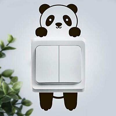 #ad Panda Light Switch Sticker Wall Bedroom Stickers Cool Decal Boys Room $24.64