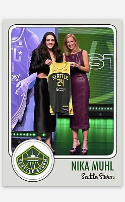 #ad Nika Muhl Basketball Card WNCAA Seattle Storm ACEO Art Card $9.49