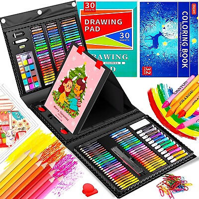 #ad Art Set iBayam 150 Pack Art Supplies Drawing Kit for Kids Girls Boys Teens Ar... $36.99