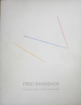 #ad Fred Art Sandback Fred Sandback Diagonal Constructions Broken Lines 1st 1987 $39.00