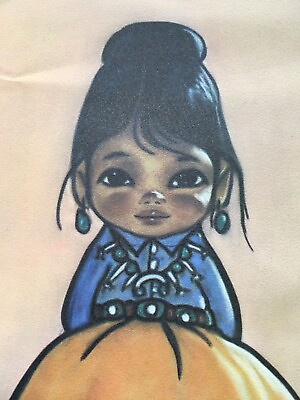 #ad #ad Art North American Indian small girl Oodees ‘50 60 Gerda Chistofferson 10 X 7.5” $24.00