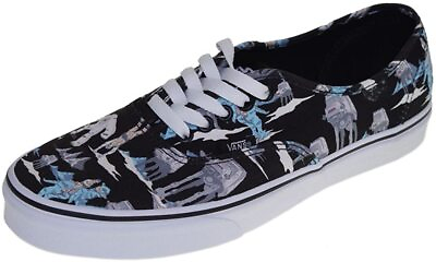 #ad Vans Off The Wall Kids X Star Wars Dark Side Planet Authentic Shoes 10.5 Kids $90.00