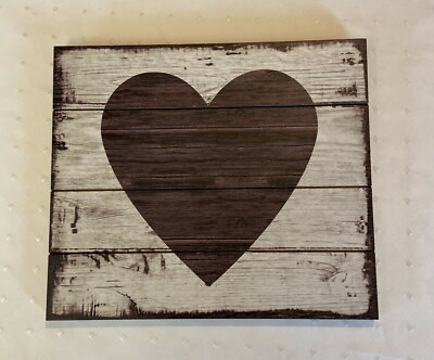 #ad #ad Unbranded wall décor heart plaque $26.00