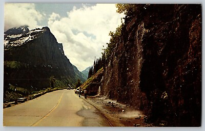 #ad Montana Weeping Wall on Going To The Sun Road Vintage Postcard Unposted $4.49