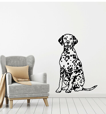 Vinyl Wall Decal Puppy Dalmatian Dog Pet Animal Grooming Home Stickers g2548 $69.99
