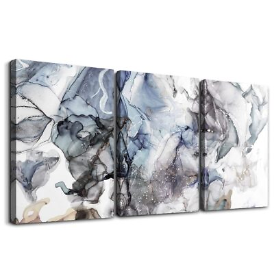 #ad Canvas Wall Art For Living Room Abstract Wall Decor For Bedroom Modern Office... $57.25