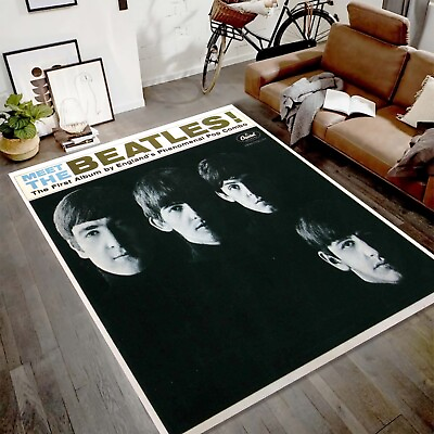 #ad Beatles RugHome CarpetLiving Room RugFan RugCustom RugFantastic Rug $65.00