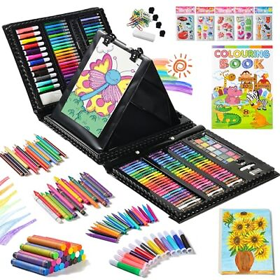 #ad #ad Art Supplies 253 Pcs Art Set Art Kit Crafts Drawing Kit with Watercolor $30.36