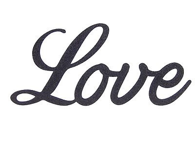 #ad #ad Love Word Art Sign Home Kitchen Decor Wall Hanging Cursive Script Typography $10.99