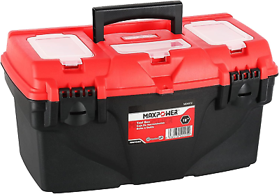 #ad #ad Portable Tool Box with Removable Tray amp; Dual Lock Secured 17 Inches $54.99