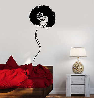#ad #ad Vinyl Decal Hot Sexy Girl Black Lady Cool Room Decor Wall Sticker ig2223 $69.99