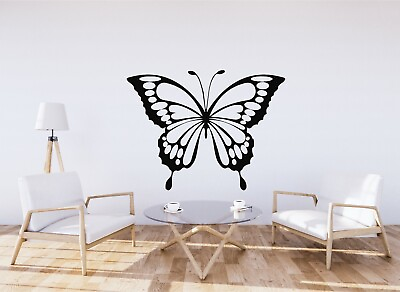 #ad Butterfly Large Wall Vinyl Nature Decal Removable Wall Décor $45.99