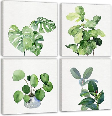 #ad #ad Botanical Prints Wall Art for Living RoomCanvasriginal Designed Green plant... $52.19