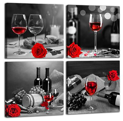 #ad Kitchen Wall Art Wine Decor for KitchenBlack and White Wall Art Modern Wall $51.23