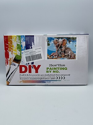 #ad Paint by Number for Adults DIY Canvas Acrylic Painting Kit Animal World $14.99