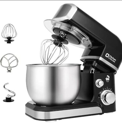 #ad #ad Kitchen in the box Compact Stand Mixer 3.2Qt Small Electric Food Mixer 6 Speeds $51.29